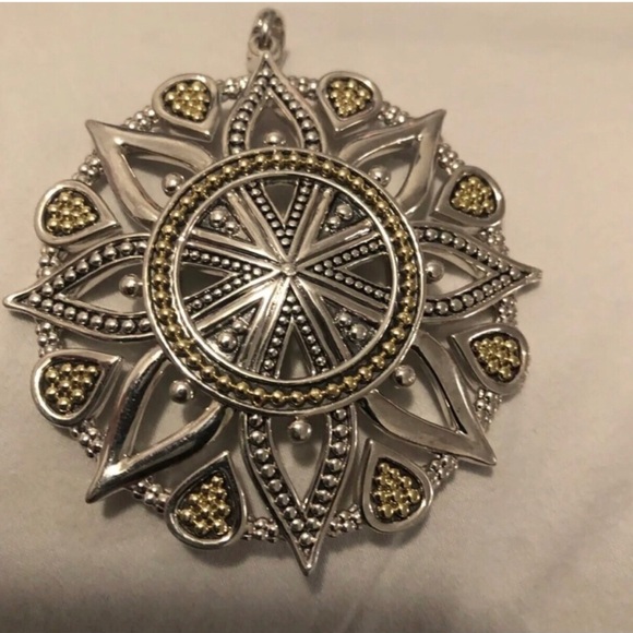 Lagos wanderlust 40mm 18K/ silver pendant - Picture 2 of 8